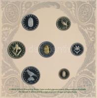 2007. 1Ft-100Ft 8klf db, szettben, benne "Berán Lajos és a pengő" Ag emlékérem (10g/0.999/...