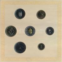 2008. 1Ft-100Ft 7klf db + Mátyás denár Ag fantáziaverete "Reneszánsz emlékév" dísztokos fo...