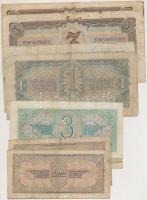 Szovjetunió 1937. 1Ch (2x) + 3Ch (2x) + 1938. 1R (2x) + 3R (3x) T:II-,III,III-
Soviet Union 1937. 1...