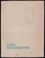 1930 szeptember Ganz közlemények, sok érdekes képpel, pp.:65, 31x24cm