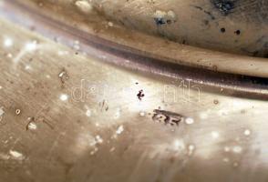 Ezüst(Ag) gyertyatartó párban, jelzett, 31,7 g