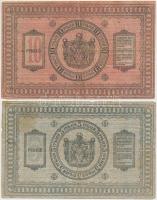 Orosz Polgárháború / Szibéria és Urál / Ideiglenesen Szibériai Igazgatás 1918. 5R + 10R T:III fo.
R...