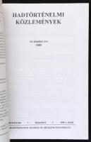 Hadtörténeti Közlemények. 111 évf. 1. szám. 1998 március. Bp., 1998, Zrínyi. 305 p. Kiadói papírköté...