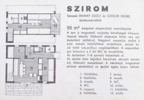 Kisnyaralók, hétvégi házak, nyaralók. Építésügyi tájékoztató. Bp., é.n., ÉTK. Kiadói papírkötésben