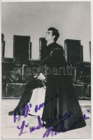 Ladislau Mattiucci operaénekes aláírása az őt ábrázoló fotón, Ladislau Mattiucci opera singer autograph signature