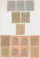 Szocialista Szövetségi Szovjet Köztársaság 1919-1921. 1R (8x, közte 4-es ív is) + 2R + 3R (2x) + 5R ...