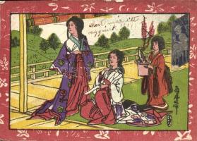 Japanese geishas, folklore (fa)