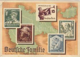 Német propaganda bélyegekkel So stpl. (EB)