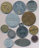 12db-os vegyes zseton tétel, benne Ausztria 1760. zseton, "Rodolfo - Vigyázz Csalok", &quo...