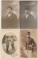 8 db régi katonai képeslap és fotó, köztük érdekességek; vegyes állapot / 8 military photos and postcards, mixed quality