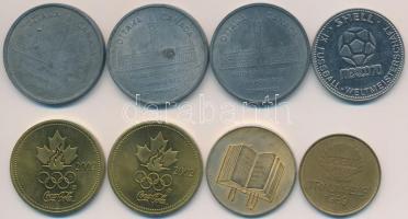 8db-os "Híres emberek" zseton tétel, benne "Steve Yzerman", "Charles Tupper...