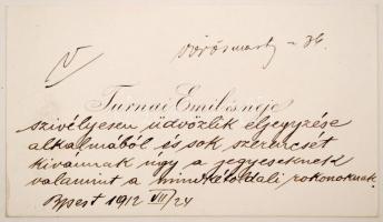 1912 Adler Irma és Fodor István mérnők eljegyzése alkalmából küldött jókívánságok, 
felragasztva, s...