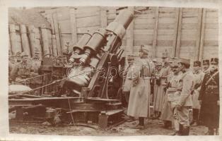 30.5 cm mozsár / Austro-Hungarian artillery, WWI giant cannon, photo