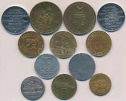 12db-os zseton tétel, benne "Hrad Beckov", "Werbiade", "Gosmet Bydgoszoz 55...