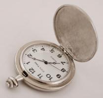 2 db modern(CityTime, Ruhla) zsebóra, másodpercmutatóval, egyik számlapja karcos, nem kipróbált