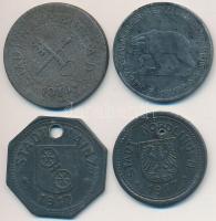Németország 4db szükségpénz, közte "Naumburg", "Nördlingen", "Mainz" T...