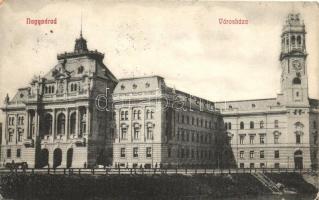 Nagyvárad, Oradea; Városháza, kiadja Neuman Vilmos / town hall (fa)