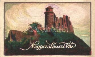 Nagyszalánc, Slanec; Várrom, kiadja A Felsőmagyarországi Idegenforgalmi Szövetség / castle ruins