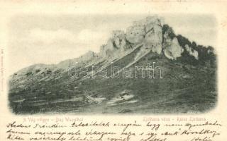 Lietava, Zsolnalitva; várrom, Vág völgye, kiadja Gansel Lipót / castle ruins