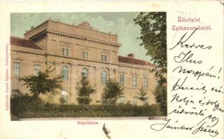 Csíkszereda, Miercurea Ciuc; Megyeháza, kiadja Szvoboda József / county hall (Rb)