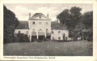 Lajtafalu, Potzneusiedl; Gróf Batthyány kastély / castle  (EK)