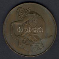 Modern emlékérem "Michelangelo" Br, nagyméretű, eredeti tokban T:2