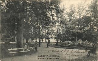 Marosvásárhely, Targu Mures; Erzsébet kert, kiadja Porjes S. Sándor / park (EB)