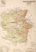Ugocsa megye térképe, Gönczy Pál - Kogutowicz Manó: Magyarország megyéinek kézi atlasza. Tervezte: -...