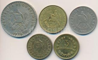 Guatemala 1958. 1c + 1976. 25c + 1978. 1c + 1983. 10c + El Salvador 1974. 3c T:2,2-
Guatemala 1958....