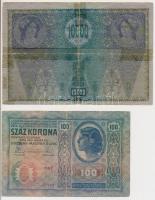 1904. 10K + 1912. 100K + 1913. 20K + 1914. 50K + 1917. 2K, rossz minőségű felülbélyegzésekkel (közte...