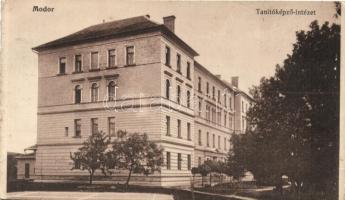 Modor, Modra; Tanítóképző-intézet, kiadja Laczkovich Róbert / teachers school (b)