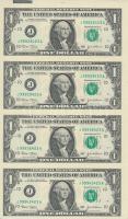 Amerikai Egyesült Államok 2003. 1$ (4x) ívben T:I- USA 2003. 1 Dollar (4x) in sheet C:AU