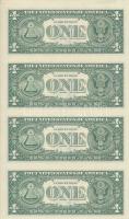 Amerikai Egyesült Államok 2003. 1$ (4x) ívben T:I-
USA 2003. 1 Dollar (4x) in sheet C:AU
