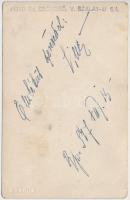 1947 Dr. Csörgeő Tibor (1896-1968): Hölgy műtermi portréja, hidegpecséttel jelzett fotó, hátoldalon ...