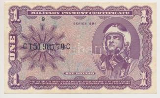 Amerikai Egyesült Államok / Katonai kiadás 1969-1970. 1$ 681. sorozat T:III USA / Military Payment Certificate 1969-1970. 1 Dollar Serie 681 C:F