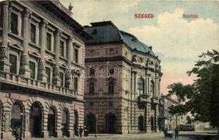 Szeged, színház, villamos