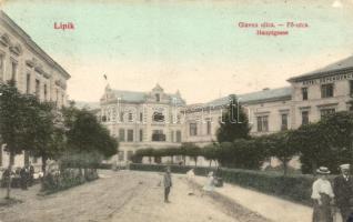 Lipik, Fő utca, Glavna ulica / main street (r)