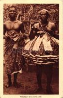 8 db RÉGI fekete-fehér afrikai motívum és városképes lap, vegyes minőség / 8 old black and white Afr...