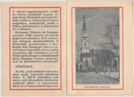 cca 1942 A Losonci Kalmár vendéglő képes reklám füzete, pp.:16, 15x10cm