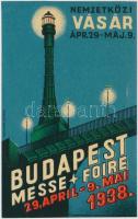 1922-38 A Budapesti Nemzetközi Vásár 5db reklám nyomtatvány, szép állapotban, 12x9cm
