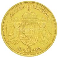 1904KB 10K Au "Ferenc József" (3.38g/0.900) T:2,2-
Hungary 1904KB 10 Korona Au "Fran...