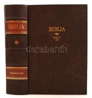 Vizsolyi Biblia 1590 I-II. Hasonmás kiadás, kísérőfüzet nélkül. Bp., 1981, Helikon. Díszes, domborny...