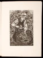 Gy. Szabó Béla: 25 Gravuri in lemin. (25 fametszet). Kolozsvár, 1949. Kiadói karton mappában, szép á...