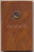 Sződy Szilárd (1878-1939) 1938. "Egyesült erővel" ezüstözött Br jelvény (25mm) talpon (56x...