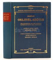 Szamota István: Magyar oklevél-szótár. Bp., 1984, ÁKV. Az 1902-1906. évi kiadás reprintje. Kiadói aranyozott műbőr kötésben, jó állapotban.