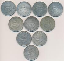 1947. 5Ft Ag "Kossuth" (10x) T:2-,3