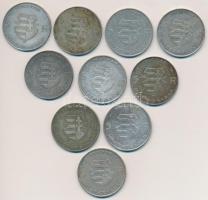 1947. 5Ft Ag "Kossuth" (10x) T:2-,3