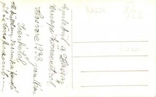 1938 Kassa, Kosice; Ünnepi körmenet, Saty Prvodev ruhabolt, Julius Meinl Gyula, Kis Pipa vendéglő, B...