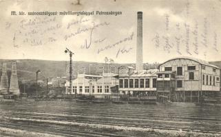 Petrozsény, Petrosani; szénosztályozó, művillanytelep; Zavetz József kiadása / mine, electric power plant (kis szakadás / small tear)