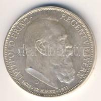 Német Császárság/Bajorország 1911. 3M Ag "90. születésnap" T:exPP